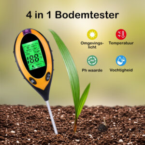 4-in-1 bodemmeter, bodemtester