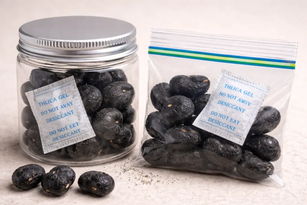 Stratificatie Trachycarpus zaden.